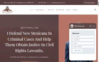 Max Pines Law website
