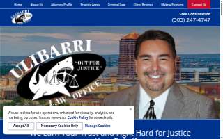 Ulibarri Law Office website
