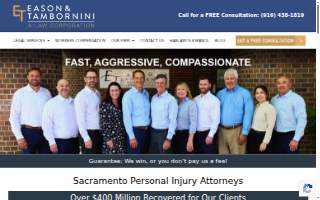 Eason & Tambornini, A Law Corporation website