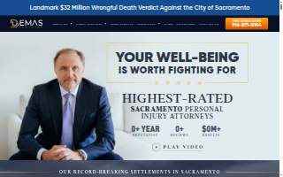 Demas Law Group, P.C., Personal Injury Attorneys website