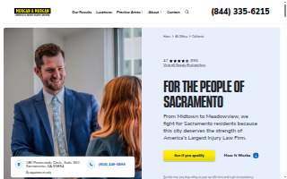 Morgan & Morgan of Sacramento website