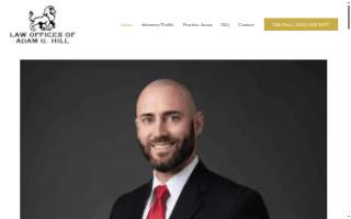 Law Offices of Adam G. Hill website