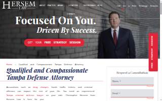 Hersem Law website