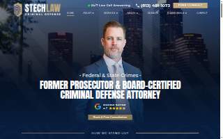 StechLaw Criminal Defense Lawyer Tampa website