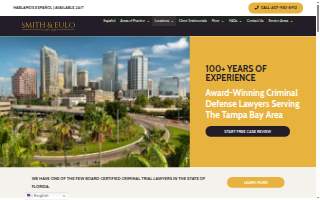 Smith & Eulo Law Firm: Criminal Defense Lawyers of Tampa website