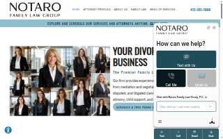 Notaro Epstein Family Law Group, P.C. website
