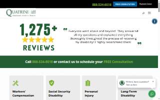 Quatrini Law Group website