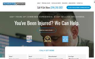 Schultz & Myers Personal Injury Lawyers St. Louis website
