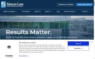 Simon Law website