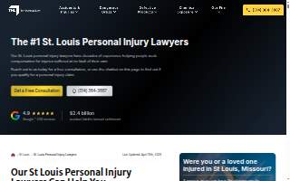 TorHoerman Law: Injury & Car Accident Lawyers St. Louis website