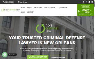 NOLA Criminal Law of New Orleans website