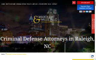 Marcilliat & Mills PLLC of Raleigh website