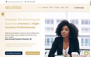Strategic Tax Accountants website