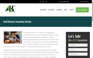 ABC Accounting LLC website