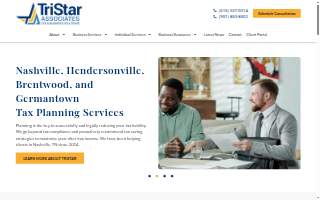 TriStar Tax and Business Solutions Nashville website
