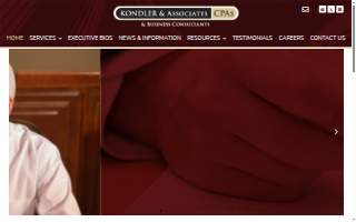 Kondler & Associates CPAs website