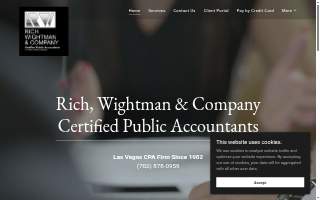 Rich, Wightman & Company, CPAs, LLC: Mark D. Rich, CPA, John Wightman, CPA of Las Vegas website