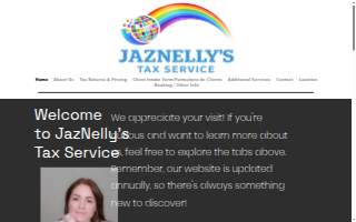 JazNelly's Tax Service website