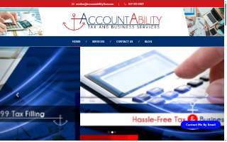 AccountAbility Tax and Business Services website