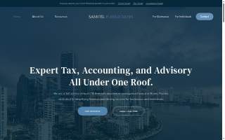 Samuel & Associates CPA website