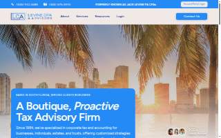 Levine Cpa & Advisors website