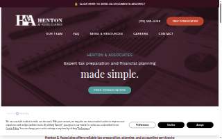 Henton & Associates website