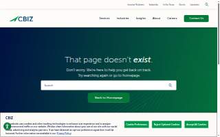 CBIZ of Cleveland website