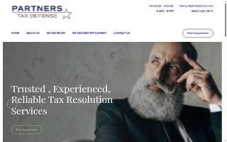 Partners Tax website