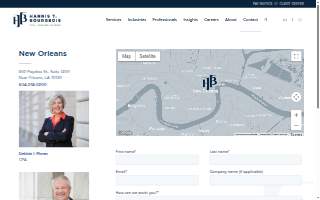 Hannis T. Bourgeois LLP website