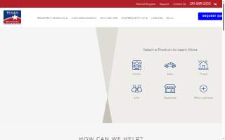 Texan Insurance website
