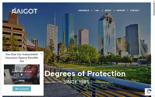 AAIGOT Insurance Agency website