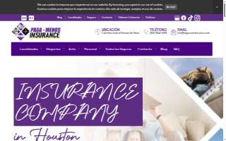 Paga-Menos Insurance website