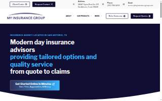 My Insurance Group website