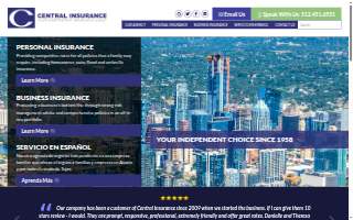 Central Insurance Agency, Inc. website