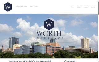 Worth Insurance Agency website