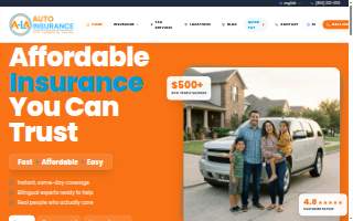 A-LA Auto Insurance of Fort Worth website
