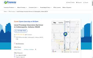 Freeway Insurance of Indianapolis website