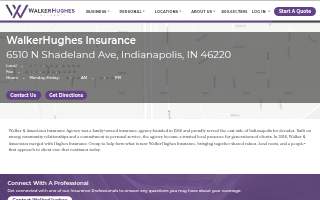 WalkerHughes Insurance website