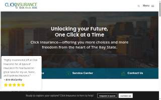 Click Insurance website