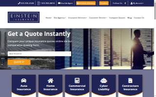 Einstein Insurance website