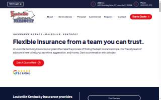 Louisville Kentucky Insurance website