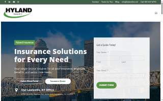Hyland Insurance website
