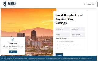Tucson Insurance website