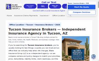 Blake Insurance Group -Tucson insurance brokers website