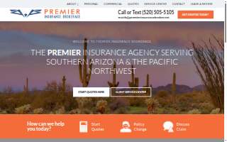 Premier Insurance Broker website