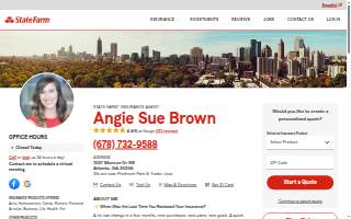 Angie Sue Brown - State Farm Insurance Agent website