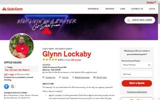 Glynn Lockaby - State Farm Insurance Agent website