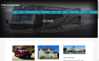 J Meyers Insurance Agency website