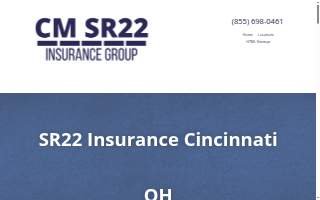 CM SR22 Insurance Group of Cincinnati website