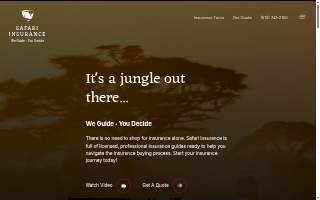 Safari Insurance website